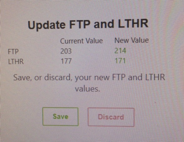 modify FTP - aumentare la FTP